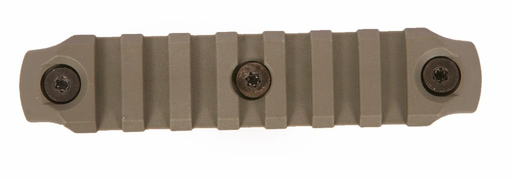 Picatinny lišta nylonová BCM GUNFIGHTER na KeyMod 4" - zelená Bravo Company