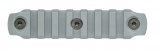 Picatinny lišta nylonová BCM GUNFIGHTER na KeyMod 4" - šedá Bravo Company