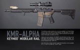 BCMGUNFIGHTER KeyMod Rail - ALPHA, 5.56, 7-inch - Black Bravo Company
