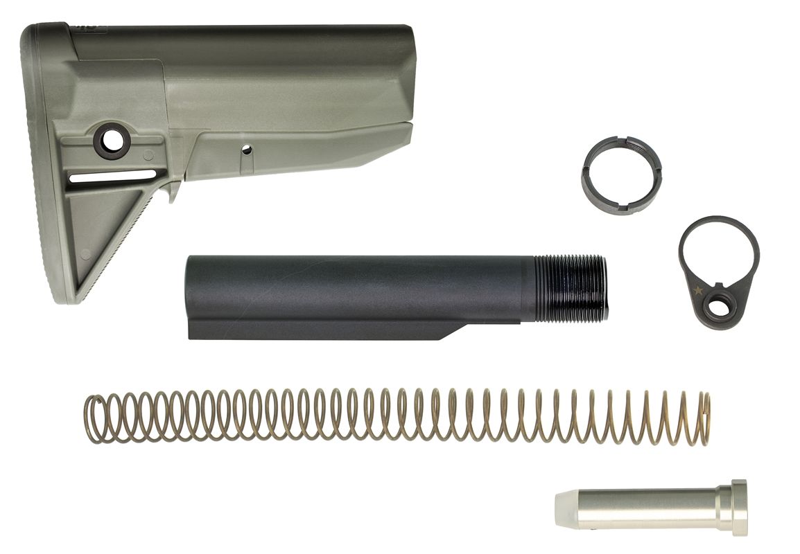 Set pažbení BCM GUNFIGHTER - Mod 0 - zelený Bravo Company