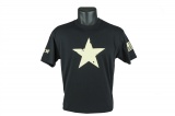 BCM-TSS-STAR-BLACK-XL   STAR T-Shirt, Short Sleeve (Black) - size XL
