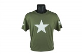 Tričko BCM STAR - krátký rukáv, zelené, velikost M