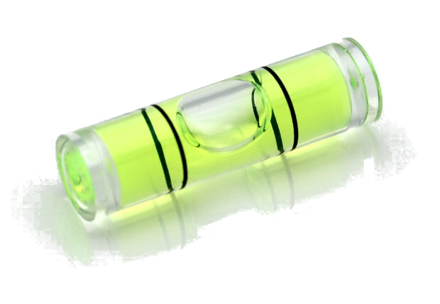 Libela do montáže Spuhr - 7 mm, zelená