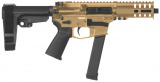CMMG Banshee 300 Pistol MkGs - 9 x 19, RDB, na zásobníky Glock, bronzová