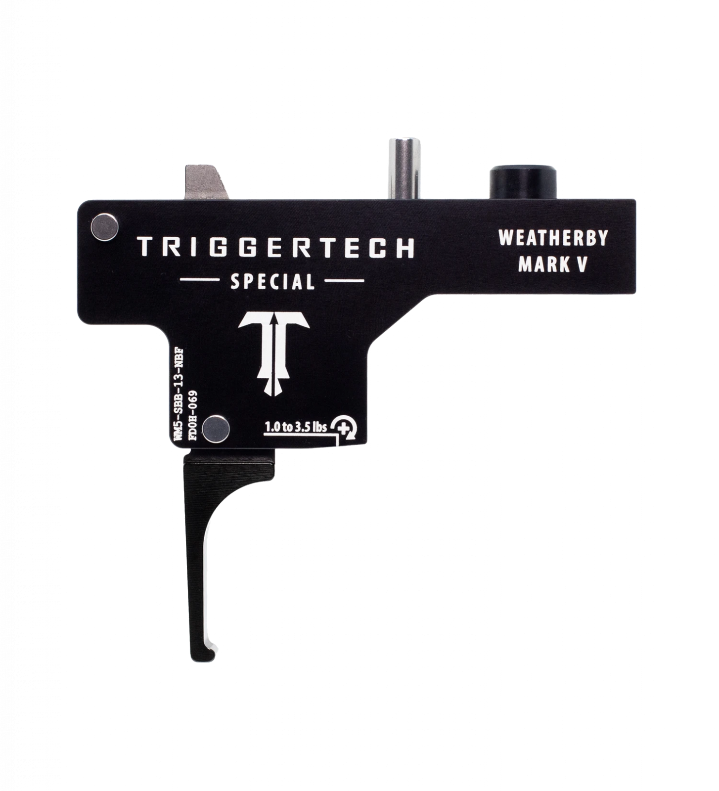 Spoušť Triggertech Special pro Weatherby Mark V - rovná, černá