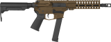 CMMG puška Banshee 200 Mk4 - 9 x 19, bronzová, na zásobníky Glock