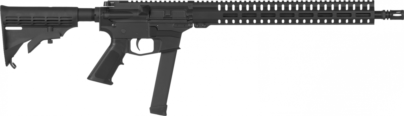 Samonabíjecí puška CMMG Resolute 100 Rifle MkGs - 9 x 19, černá