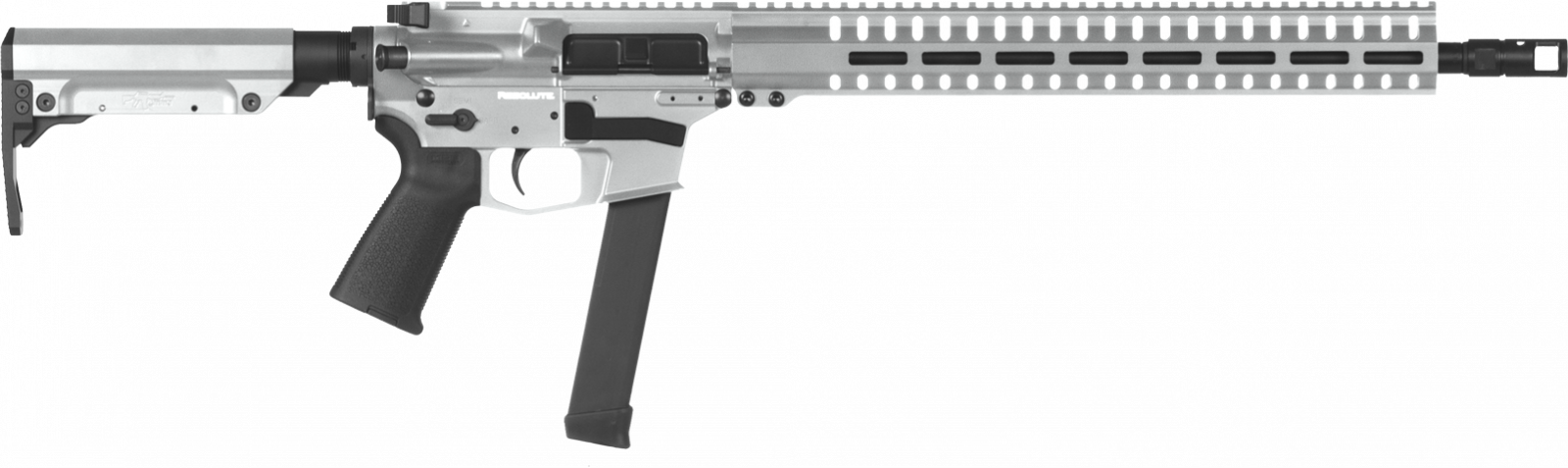 Samonabíjecí puška CMMG Resolute 300 Rifle MkGs - 9 x 19, titanová