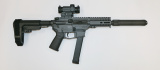 Set CMMG Banshee 300 Pistol MkGs - 9 x 19, RDB, grey + Silencer GIS + Vortex  Spitfire AR 1x Prism Scope