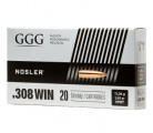 GGG náboj .308 WIN - HPBT 168grn Nosler