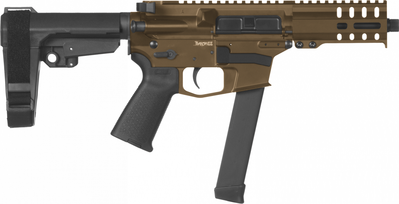 CMMG Banshee 300 Pistol MkG - .45 ACP, RDB, na zásobníky Glock, půlnoční bronzová