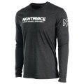 Tričko Nightforce Tri-Blend s dlouhým rukávem - černé, XL