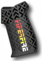 Hiperfire pažbička Hipergrip - textura a logo