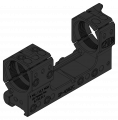 Spuhr Montáž pro puškohled s tubusem 34 mm, výška 38 mm, sklon 3 MRAD, Gen3