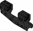 Spuhr Předsazená montáž pro puškohled s tubusem 30 mm, výška 38 mm, bez sklonu, Gen3