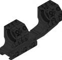 Spuhr Předsazená montáž pro puškohled s tubusem 30 mm, výška 38 mm, sklon 6 MRAD, Gen3