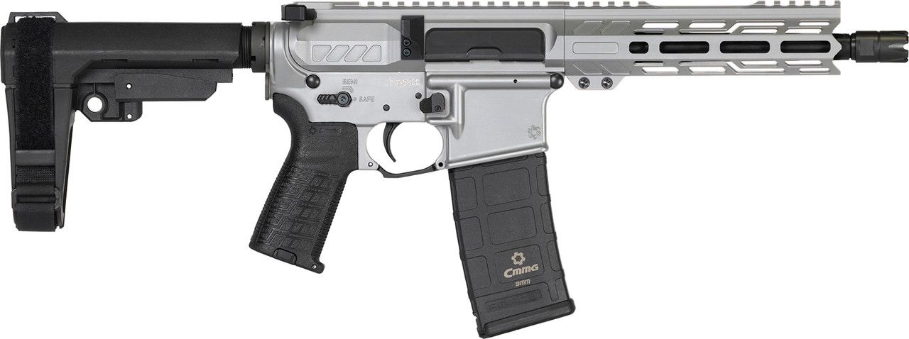 CMMG Banshee Pistol Mk4 - 9 x 19, 8, RDB, na konverzní zásobníky, barva titanová