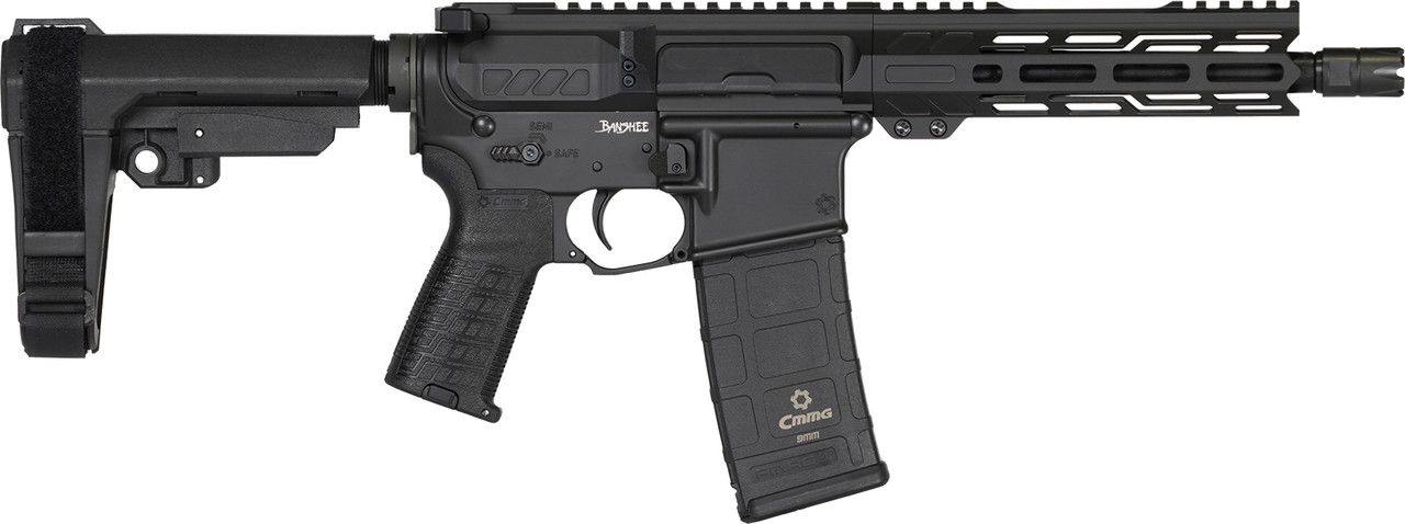 CMMG Banshee Pistol Mk4 - 9 x 19, 8, RDB, na konverzní zásobníky, černá