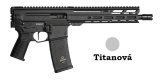 CMMG Dissent Pistol Mk4 - 9 x 19, 10.5", RDB, na konverzní zásobníky, barva titanová