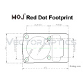 Vector Optics úhlová picatinny montáž MOJ pro kolimátor Frenzy RD-36, RD-37 - 45°