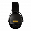 Sordin střelecká sluchátka Supreme Pro-X LED - černé mušle, černá kůže, gelové náušníky, LED světlo