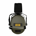 Sordin střelecká sluchátka Supreme Pro-X Slim - zelené mušle, černá kůže, PVC náušníky