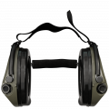 Sordin střelecká sluchátka Supreme Pro-X - zelené mušle, neckband (pod helmu), PVC náušníky