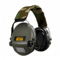 Sordin střelecká sluchátka Supreme Pro-X - zelené mušle, camo látka, PVC náušníky