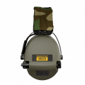 Sordin střelecká sluchátka Supreme Pro-X - zelené mušle, camo látka, PVC náušníky