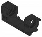 Spuhr montáž pro puškohled s tubusem 34 mm, výška 30 mm, sklon 3 MRAD, Gen3