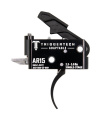 Spoušť TriggerTech AR Single-Stage - AR-15, Adaptable (volitelný odpor), černý zahnutý jazýček